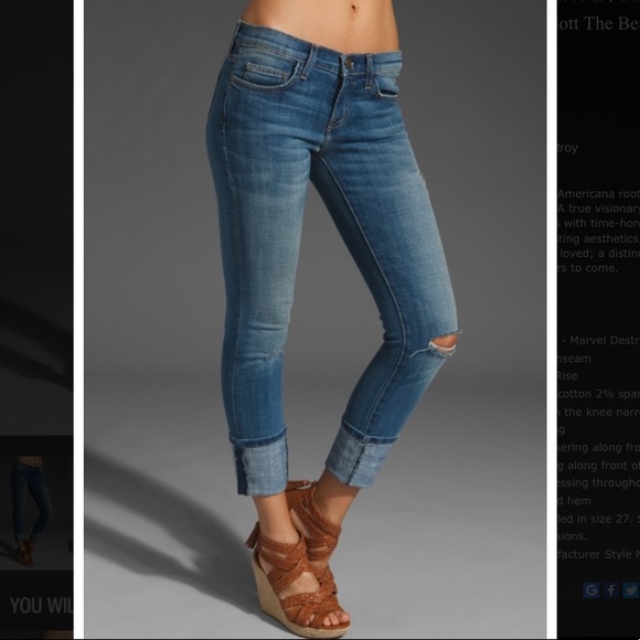 Current/Elliott Denim - Current/Elliott The Beatnik in Marvel Destroy J30